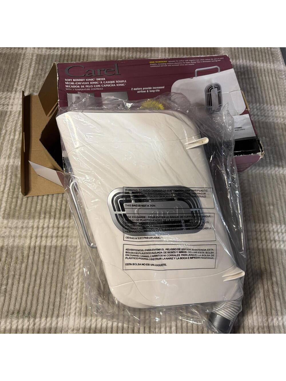 Soft Bonnet Hair Dryer Helen Of Troy Model 173005 - Carel